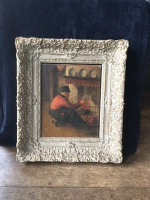 Adri Bleys - B9482 - Man bij de haard kopen? Bied vanaf 300!