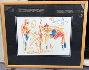 Anton Heyboer - C2861, compositie met figuren kopen? Bied vanaf 75!