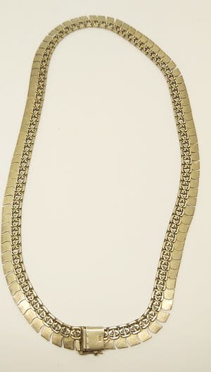 Antieke Zilveren 835 Schakel Collier 46cm lang kopen? Bied vanaf 65!