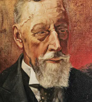 Onbekend - Groot olieverf portret van de beroemde architect h.p. Berlage (1856-1934) kopen? Bied vanaf 275!