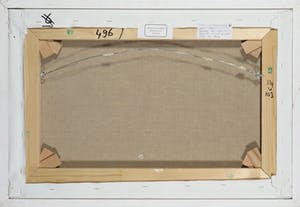 Paul Overhaus - Olieverf op doek, Zonsondergang II - Ingelijst kopen? Bied vanaf 80!