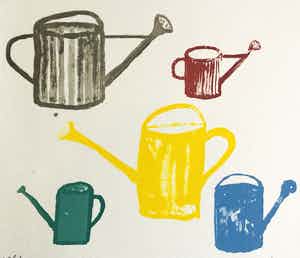 Klaas Gubbels - De gieters verkocht voor € 135!