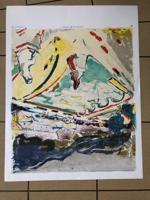 Paul de Lussanet - Gezicht op het Louvre kopen? Bied vanaf 65!