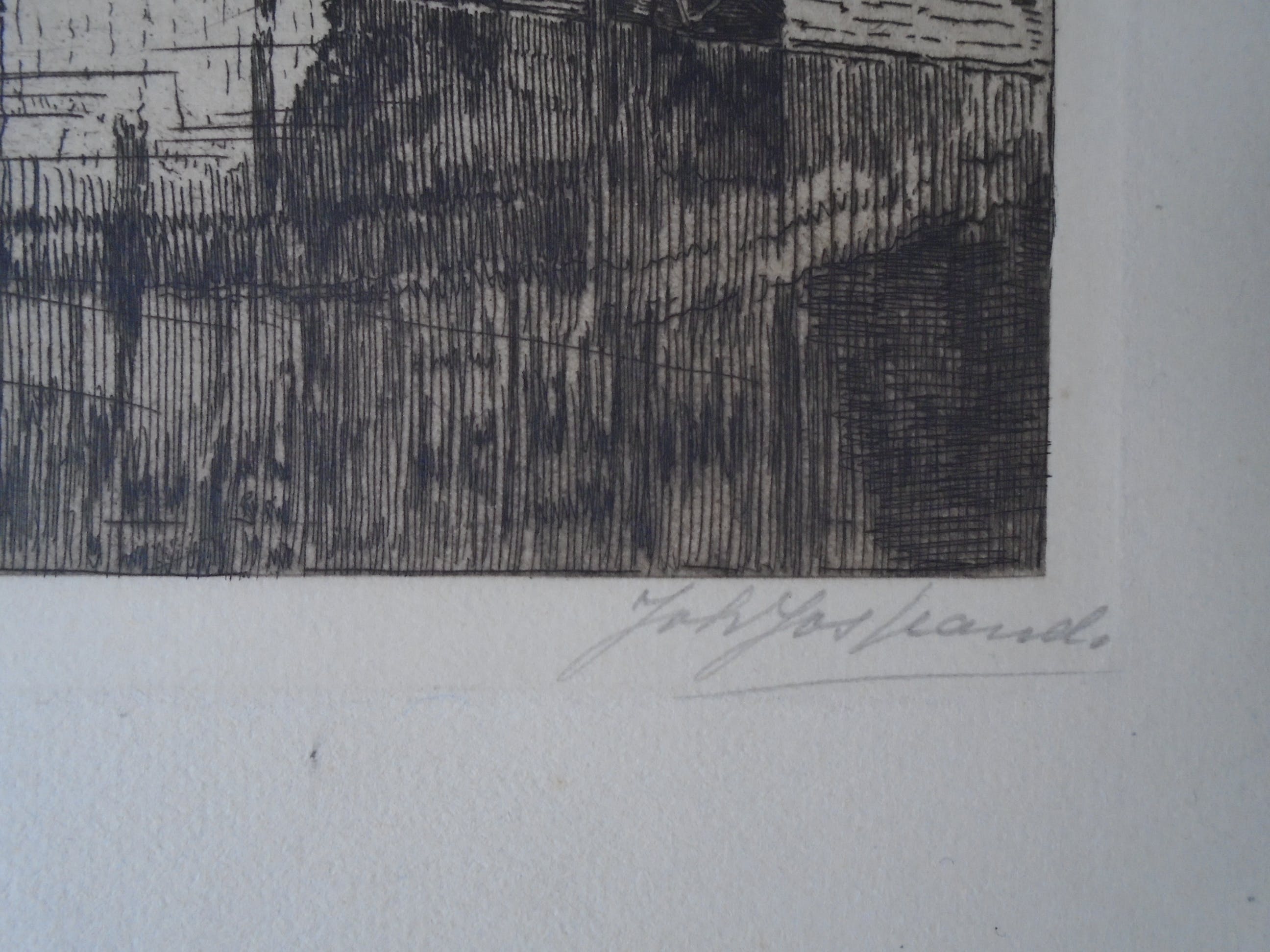 Johannes Josseaud - 4x Amsterdamse Stadsgezichten kopen? Bied vanaf 80!