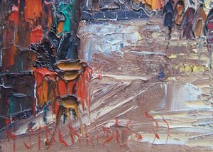 Niet of onleesbaar gesigneerd - Parijs Place du Tertre kopen? Bied vanaf 10!