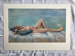 Niet of onleesbaar gesigneerd - C. Korsten - Liggend Naakt kopen? Bied vanaf 1!