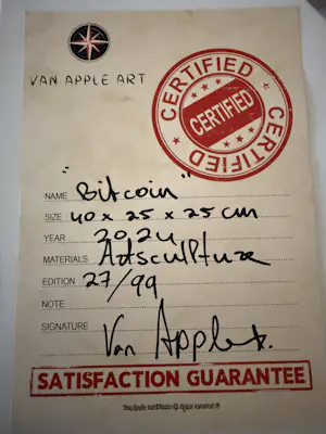 Diederik Van Apple - Bitcoin Silver Turtle kopen? Bied vanaf 600!