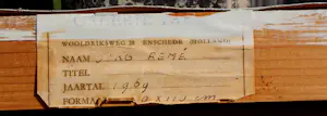 AcheterJörg Remé - Olieverf op doek - 1969(groot!)? Enchérissez de 895!