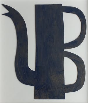 Klaas Gubbels - beschilderde kartonnen kan - 2020 - uniek werk - ingelijst kopen? Bied vanaf 460!