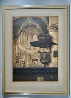 Arend Hendriks - kerkinterieur St. Jacobskerk den Haag kopen? Bied vanaf 20!