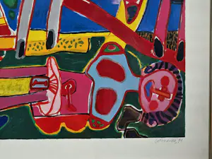 Corneille - Tuin der Lusten / Jardin des Delices XXL Groot - Handgesigneerd - 1991 - 11/50 kopen? Bied vanaf 1850!