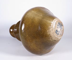 Peter von Hartsvelt Müller - Aardewerk, Groenbruine vaas (Groot) kopen? Bied vanaf 1!