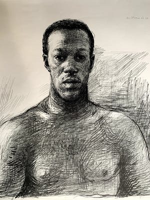 Aat Veldhoen - Amerikaanse soldaat halfnaakt, vriend van Nannie. kopen? Bied vanaf 30!