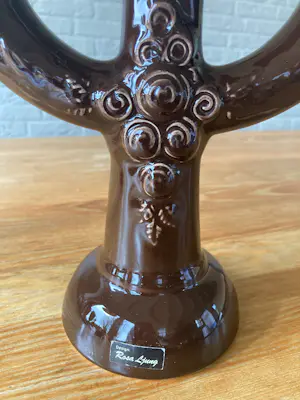 Rosa Ljung - Grote keramische 3 - arm kandelaar, Scandinavian Design, 1980 kopen? Bied vanaf 28!