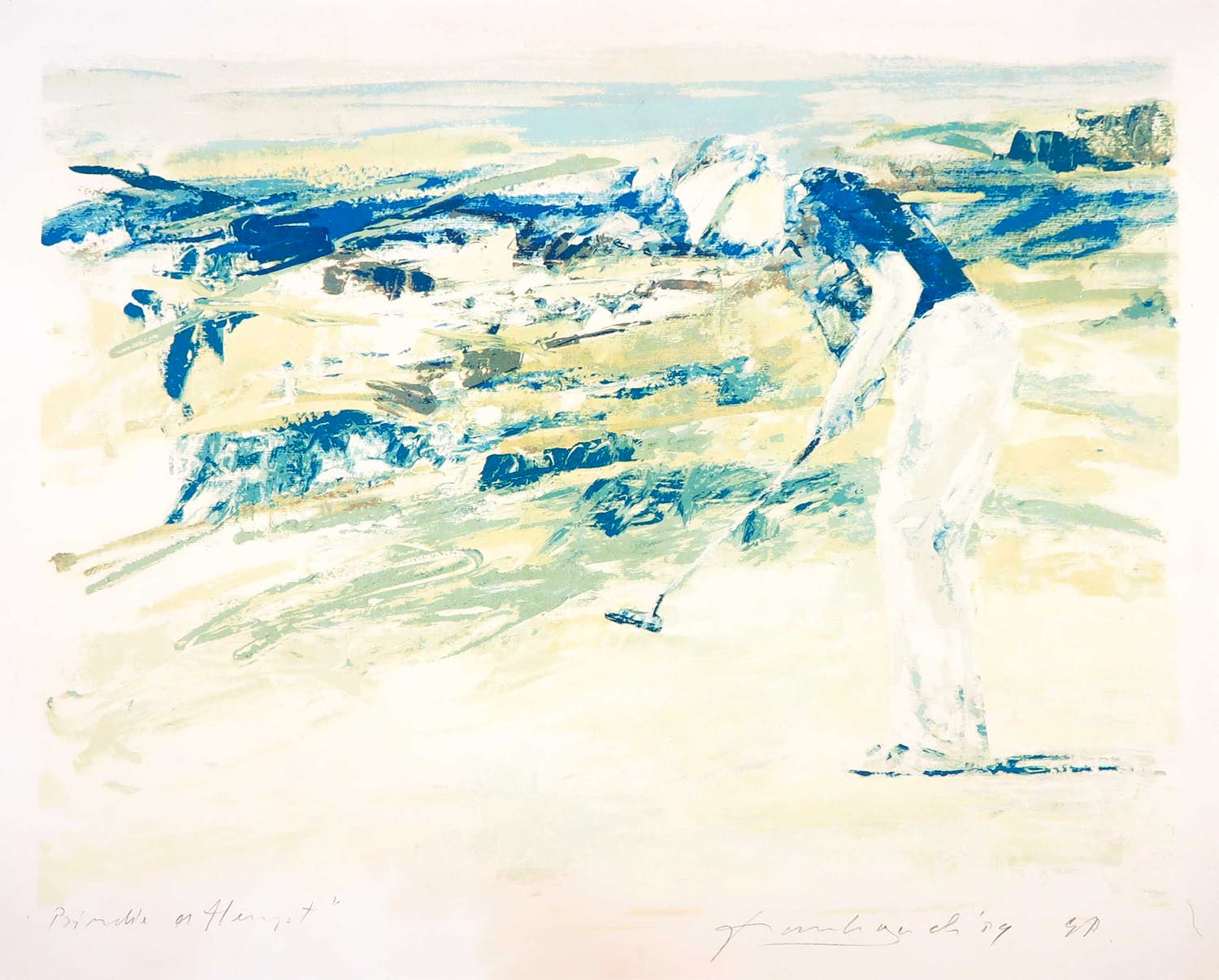 Frank Gude - Zeefdruk, Golf kopen? Bied vanaf 1!