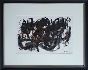 Gerriet Postma - Olieverf op papier - Nieuw ingelijst kopen? Bied vanaf 465!