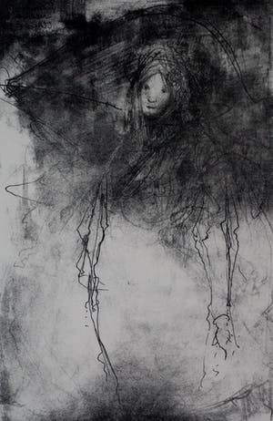 Dirkje Kuik - Litho: "Sneeuwvrouw" kopen? Bied vanaf 65!