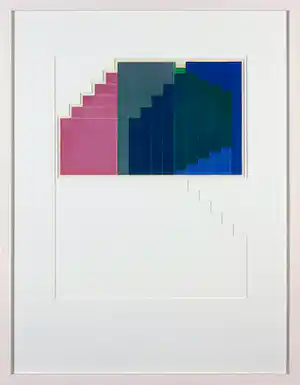 Rob Kooman - Monotype, Persepolis III - Ingelijst verkocht voor € 80!