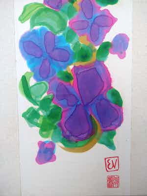 Ernst Vijlbrief - Bloemen - ca. 1980 verkocht voor € 145!