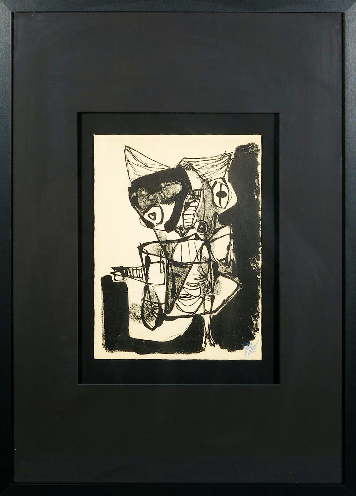 Karel Appel - Rhapsodie de ma nuit verkocht voor € 300!