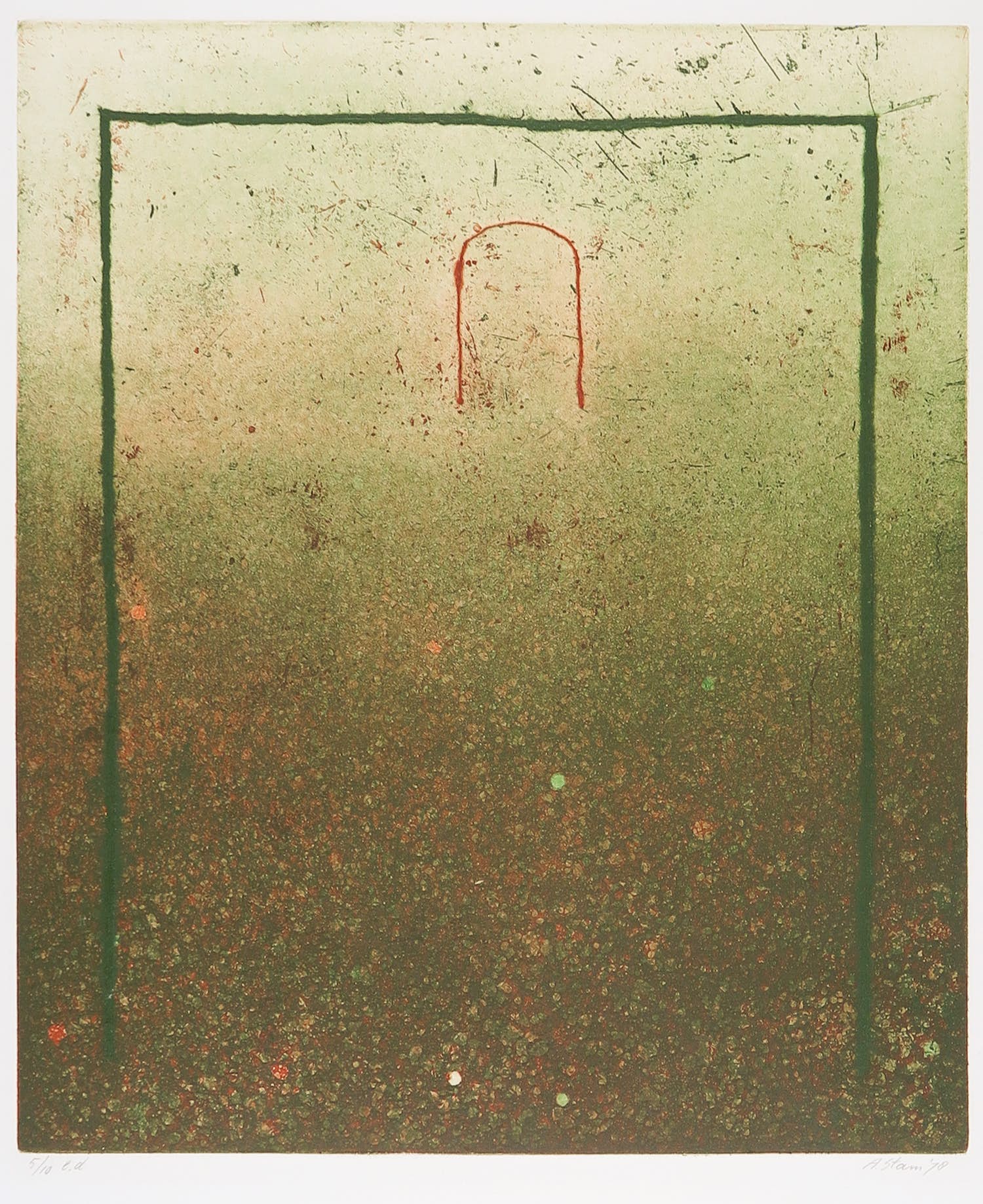 Arthur Stam - Ets en aquatint, Hoe warm en hoe ver II kopen? Bied vanaf 1!