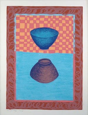 Bob Negryn - Zeefdruk, 2 Kommetjes kopen? Bied vanaf 1!