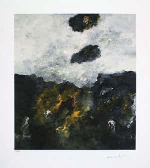 Armando - Giclee LANDSCHAP ZWART Handgesigneerd. verkocht voor € 159!