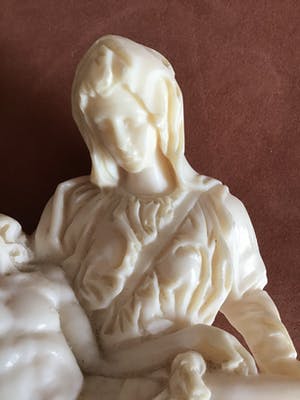 Niet of onleesbaar gesigneerd - Pietá n. Michelangelo van A.Santini, gesigneerd kopen? Bied vanaf 1!