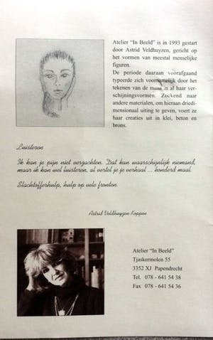 Astrid Veldhuyzen-Koppen - Beeld / Sculptuur " Luisteren " kopen? Bied vanaf 25!