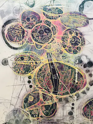 Shoichi Hasegawa - Ombre et Lumière - kleuren-ets met relief kopen? Bied vanaf 240!