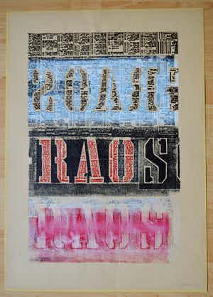 Gras Heyen - "Geel raos" {oplage; 1 exemplaar} verkocht voor € 1!