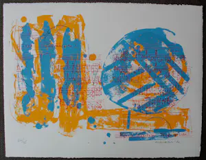 Sam Middleton - Kleuren litho: Concerto - 1972 kopen? Bied vanaf 99!