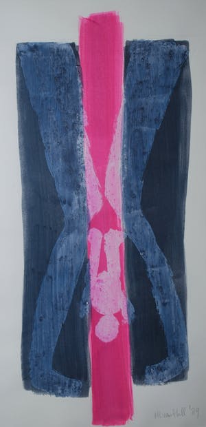 Maja van Hall - abstract werk uit 1989 & drie boekwerken kopen? Bied vanaf 175!