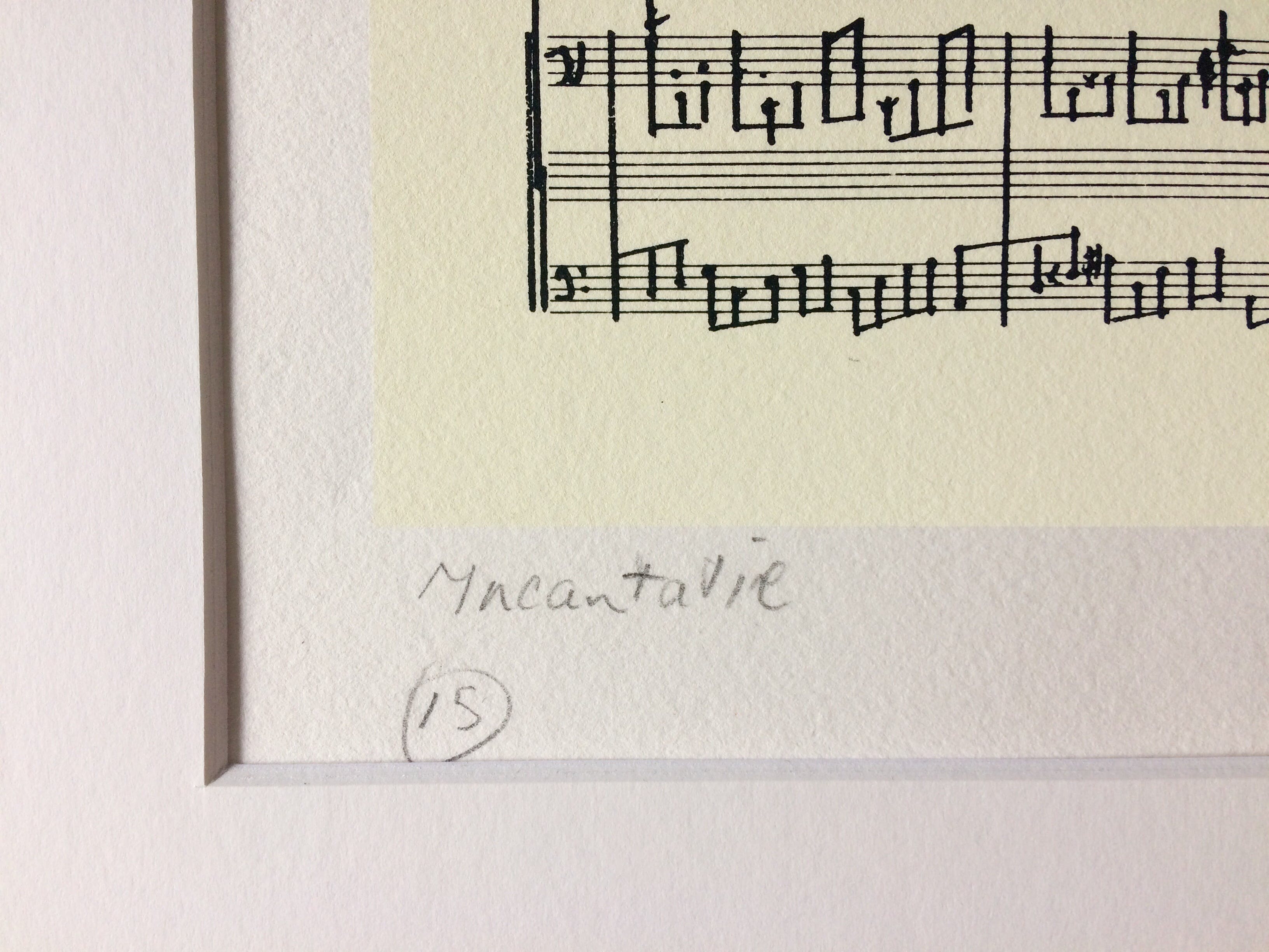 Niet of onleesbaar gesigneerd - Simeon ten Holt, Zeefdruk van compositie Incantatie kopen? Bied vanaf 1!