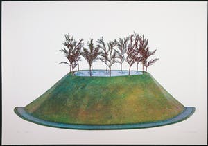 Doris Groeneveld - Lot van twee zeefdrukken, Heuvel en Polder kopen? Bied vanaf 1!