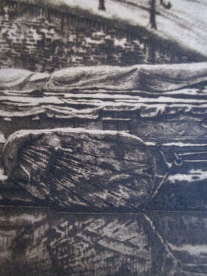 Cornelis Brandenburg - Ets Achtergracht Amsterdam kopen? Bied vanaf 50!