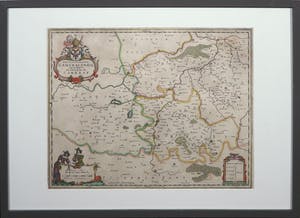 Joan Blaeu - Kopergravure, Camerecensis - Ingelijst kopen? Bied vanaf 20!