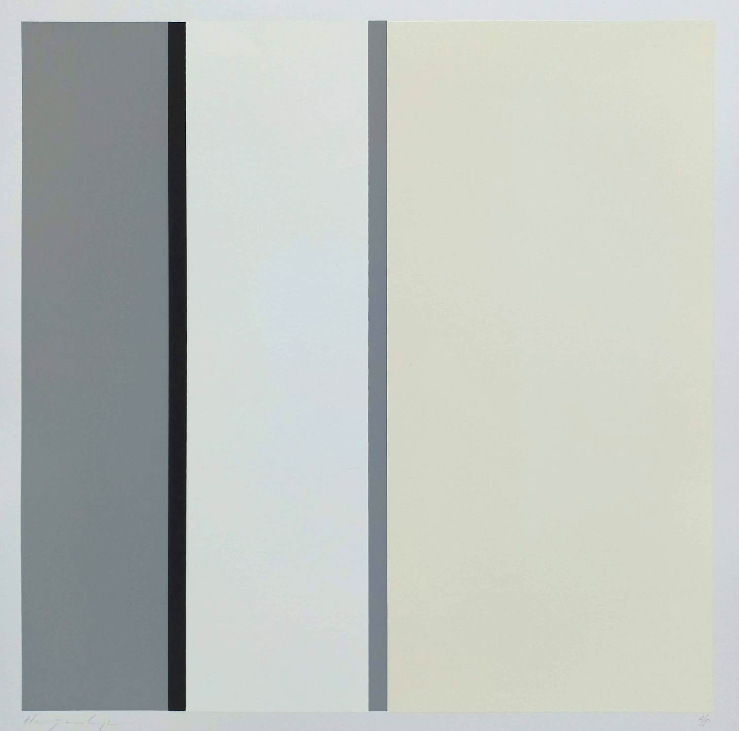 Harry van Kuyk - Geometrische compositie, zeefdruk kopen? Bied vanaf 195!