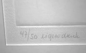 Anneke van der Mandele - Stoeltjes - ets - oplage 50 kopen? Bied vanaf 65!