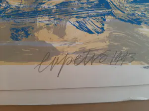 Bettina Lopetro - Zeefdruk, titel, "Fork" kopen? Bied vanaf 30!