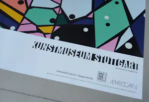 Sarah Morris - All Systems Fail Ausstellungsplakat Stuttgart 2024 kopen? Bied vanaf 40!