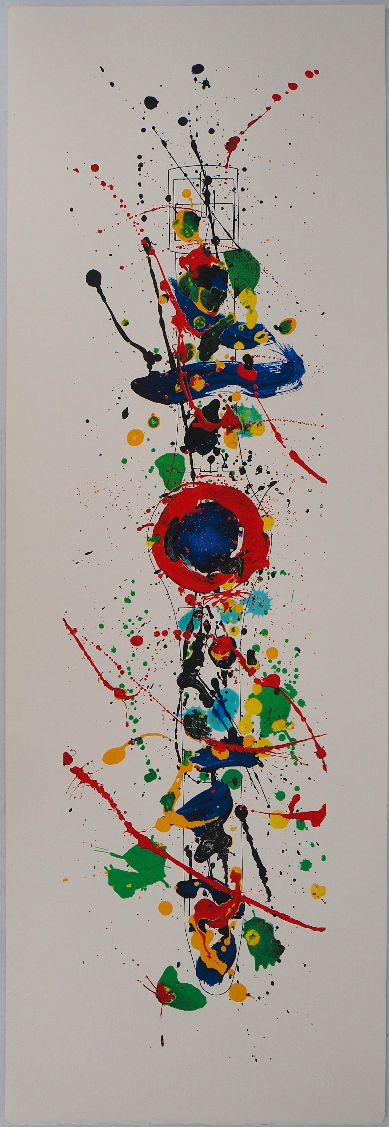Sam Francis - Harmonie van kleuren, Eerbetoon aan het horloge, Originele lithografie kopen? Bied vanaf 100!