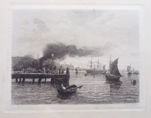 Richard Hermann Eschke - Julius Ehrentraut - 2 etsen - Verein für Original Radirung - 1887 kopen? Bied vanaf 25!