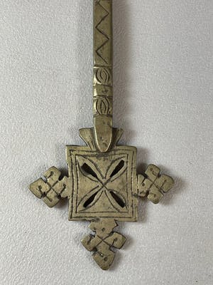 Ethiopie - Ethiopisch priest Silver handcross - Ethiopia kopen? Bied vanaf 65!