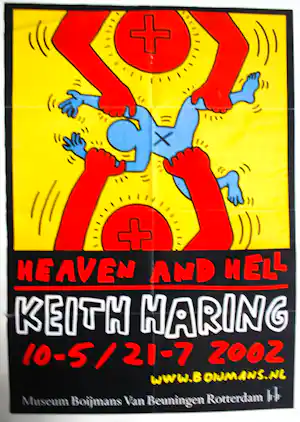 Keith Haring - Boijmans 2002 - ingelijst vendu pour 75€ !
