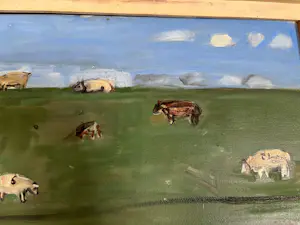 Marjan de Glopper - Landschap met koeien kopen? Bied vanaf 200!