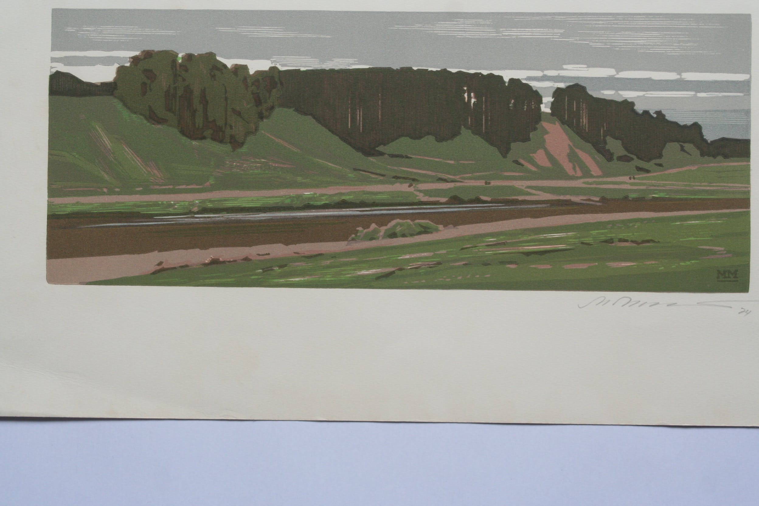 Niet of onleesbaar gesigneerd - Russisch - gesigneerd + monogram in de druk - '74 kopen? Bied vanaf 1!