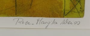 Rose Marijke Weiss - Ets en aquatint, Inea - Ingelijst kopen? Bied vanaf 20!