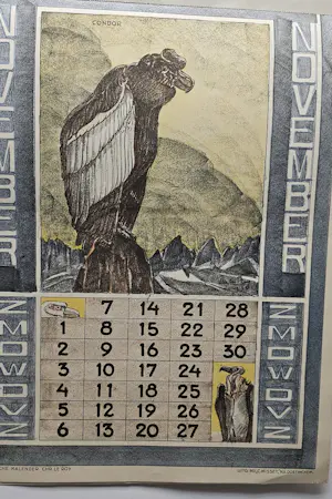 Chris Le Roy - Originele complete kalender 1937 heel met beschrijving kopen? Bied vanaf 300!
