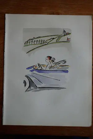 Kees van Dongen - Pochoir - Op Reis - 1925 kopen? Bied vanaf 400!